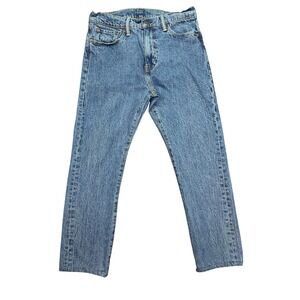 Levi's‎ 501 Premium Jeans Straight Leg Light Wash Denim Pants Sz 32 Fits 29" Y2K